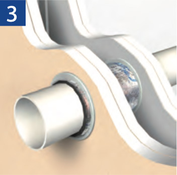 充てん材で埋め戻して施工完了。