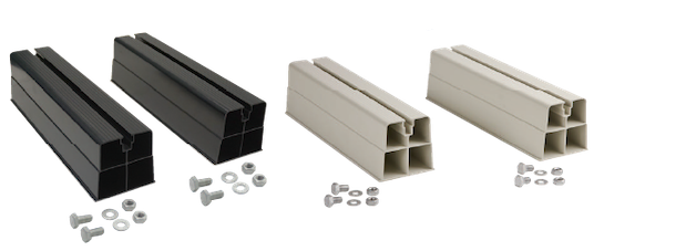 >耐荷重と施工性に優れたブロックタイプの樹脂製置台