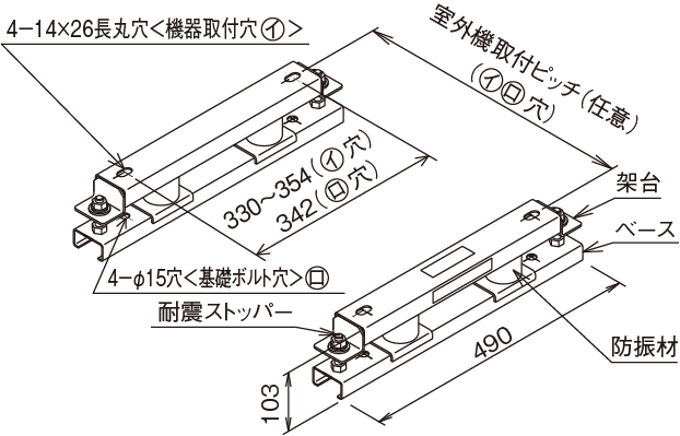 防振部材 防振部材 | 製品特長 | オーケー器材株式会社