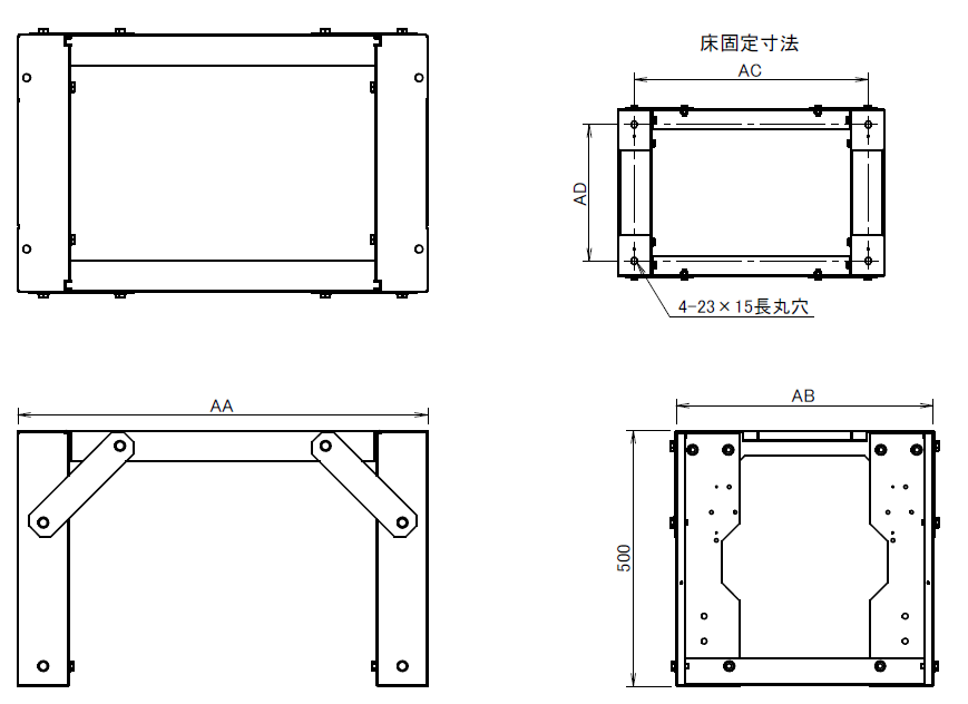 室内機架台 ダイキン床置形設備用エアコン専用キーパー | 製品