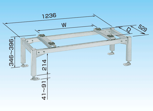 室外機架台 パッケージエアコン用シリーズ PAキーパー | 製品一覧