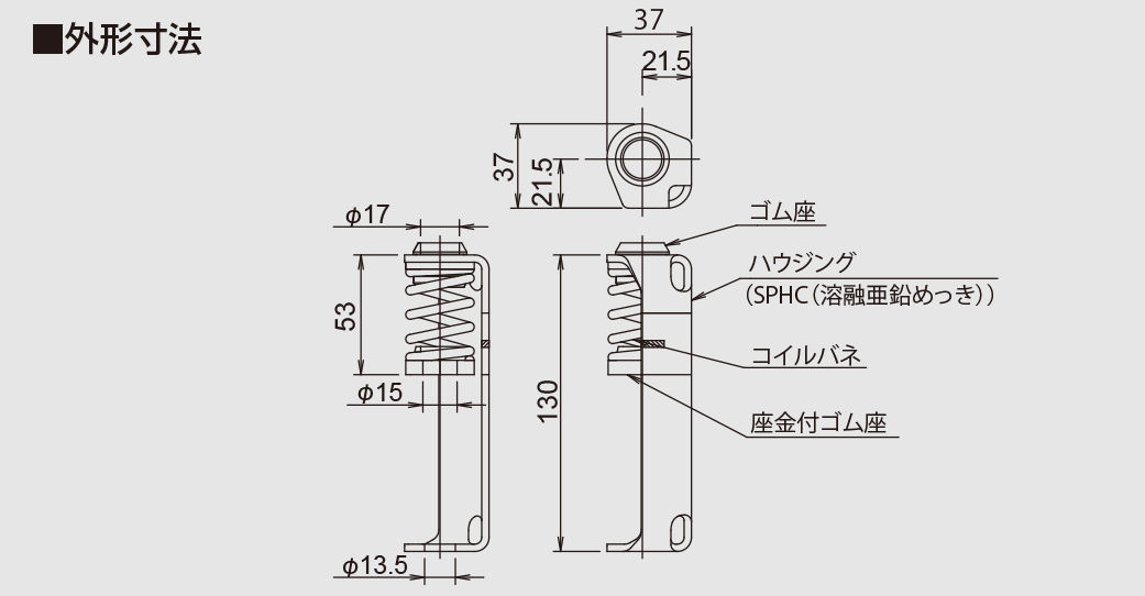 防振部材 防振部材 | 製品一覧 | オーケー器材株式会社