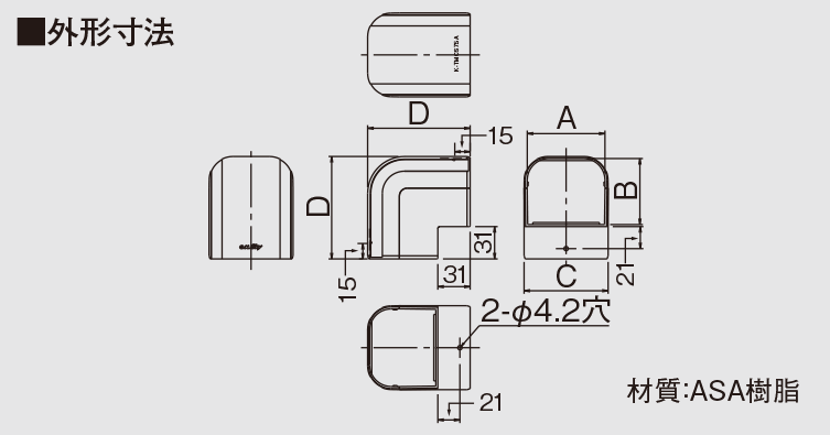 樹脂製配管化粧ダクト スカイダクトTMシリーズ | 製品一覧