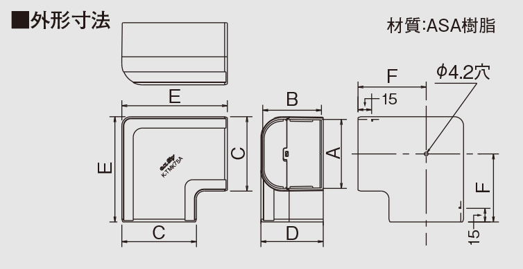 樹脂製配管化粧ダクト スカイダクトTMシリーズ | 製品一覧 | オーケー